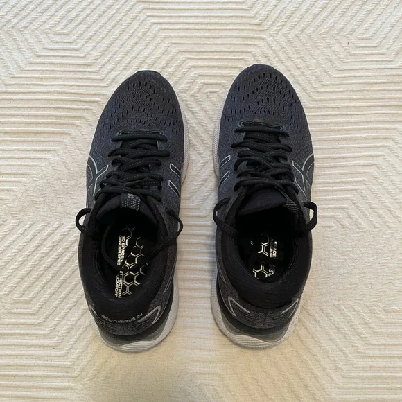 ASICS GEL-NIMBUS 24, BLACK/PURE SILVER - Women’s Running Shoe - 7.5 medium - Picture 7 of 9